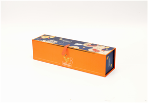 Creative folding flip-top hand-grade box